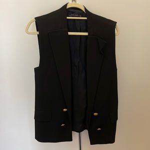 Zara Black Suit Vest